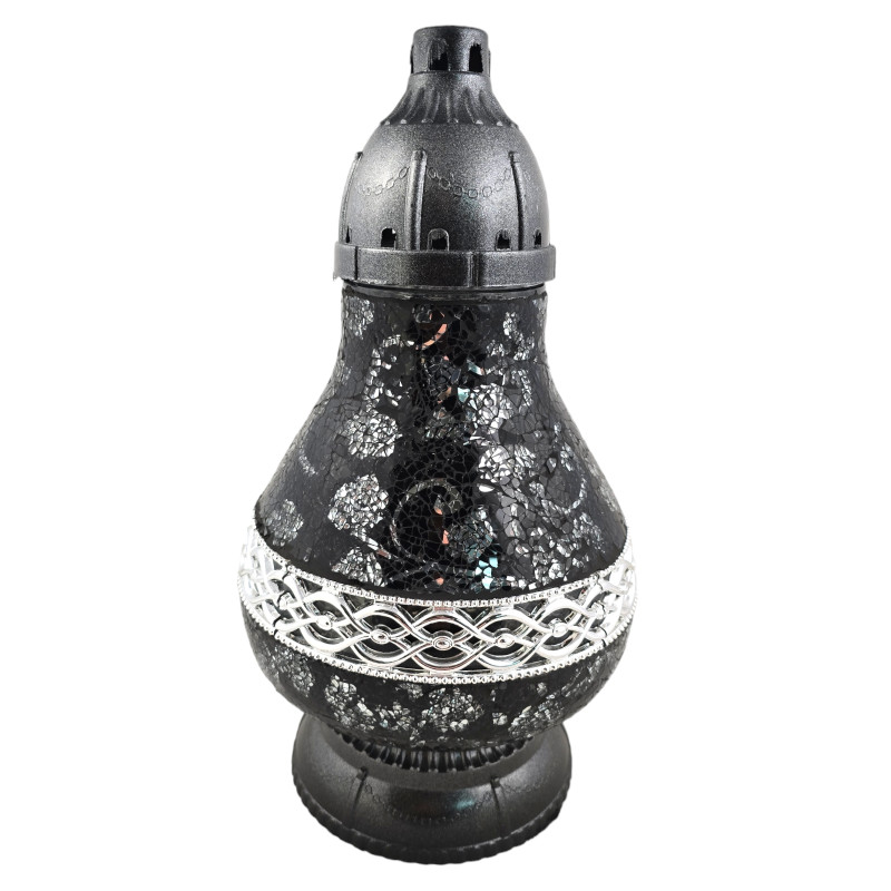 ZNICZ WITRAŻ KARAFA DECOR (4) CZARNO SREBRNY