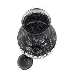 ZNICZ WITRAŻ KARAFA DECOR (4) CZARNO SREBRNY