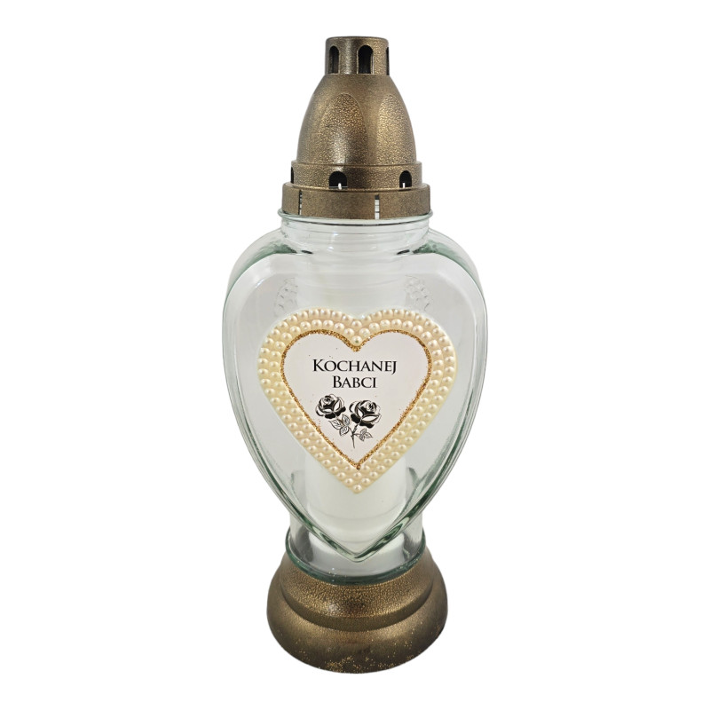 ZNICZ Z1510 ART NAKLEJKA BABCIA (6) ZŁOTY