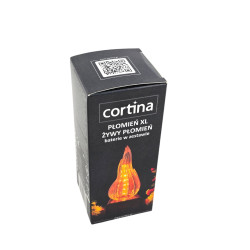 ŚWIECA LED PŁOMIEŃ XL ŻYWY 2/24/WZP-BAT (10) GRANIT