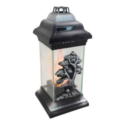 ŚWIECA LED PŁOMIEŃ XL ŻYWY 2/24/WZP-BAT (10) GRANIT