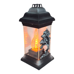 ŚWIECA LED PŁOMIEŃ XL ŻYWY 2/24/WZP-BAT (10) GRANIT