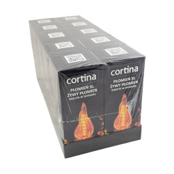 ŚWIECA LED PŁOMIEŃ XL ŻYWY 2/24/WZP-BAT (10) GRANIT