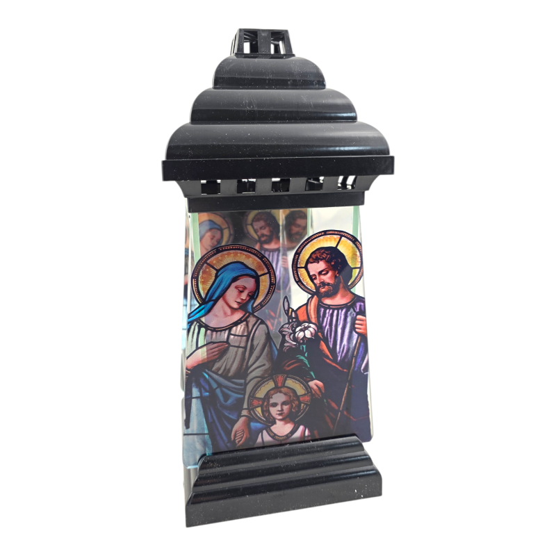 ZNICZ KAPLICZKA TRAPEZ ANTRACYT ŚW RODZINA (6) CZARNY