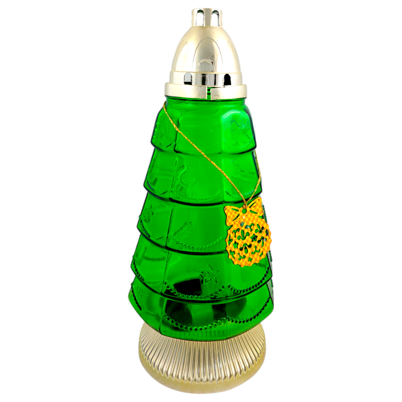 ZNICZ CHOINKA 230 MET ZAWIESZKA BOMBKA (4) ZIELONA/ZŁOTA