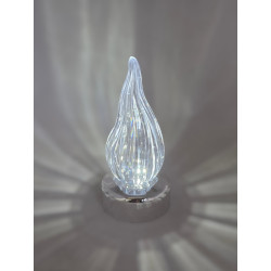 ŚWIECA LED SUBITO PŁOMIEŃ ZNICZ SMD 1016 (12) ZIMNY/SREBRNY