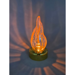 ŚWIECA LED SUBITO PŁOMIEŃ ZNICZ SMD 1019 (12) CIEPŁY/ZŁOTY