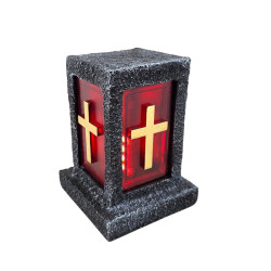 ZNICZ LED SUBITO KAPLICZKA 1033 (6) CZERWONY/SZARY