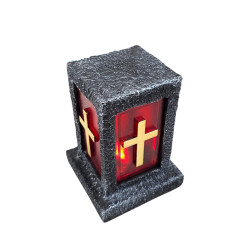 ZNICZ LED SUBITO KAPLICZKA 1033 (6) CZERWONY/SZARY